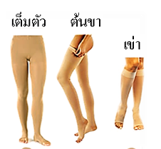 ถุงน่องจ๊อป รีรีฟ ถุงน่องเส้นเลือดขอด ชนิด