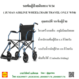 รถเข็นผู้ป่วยเดินทาง W54
